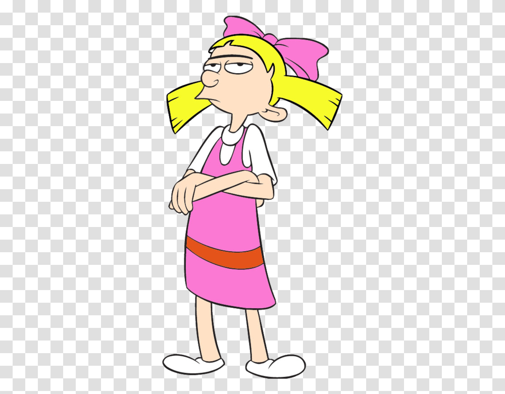 Helga Hey Arnold Characters, Person, Female, Costume, Performer Transparent Png