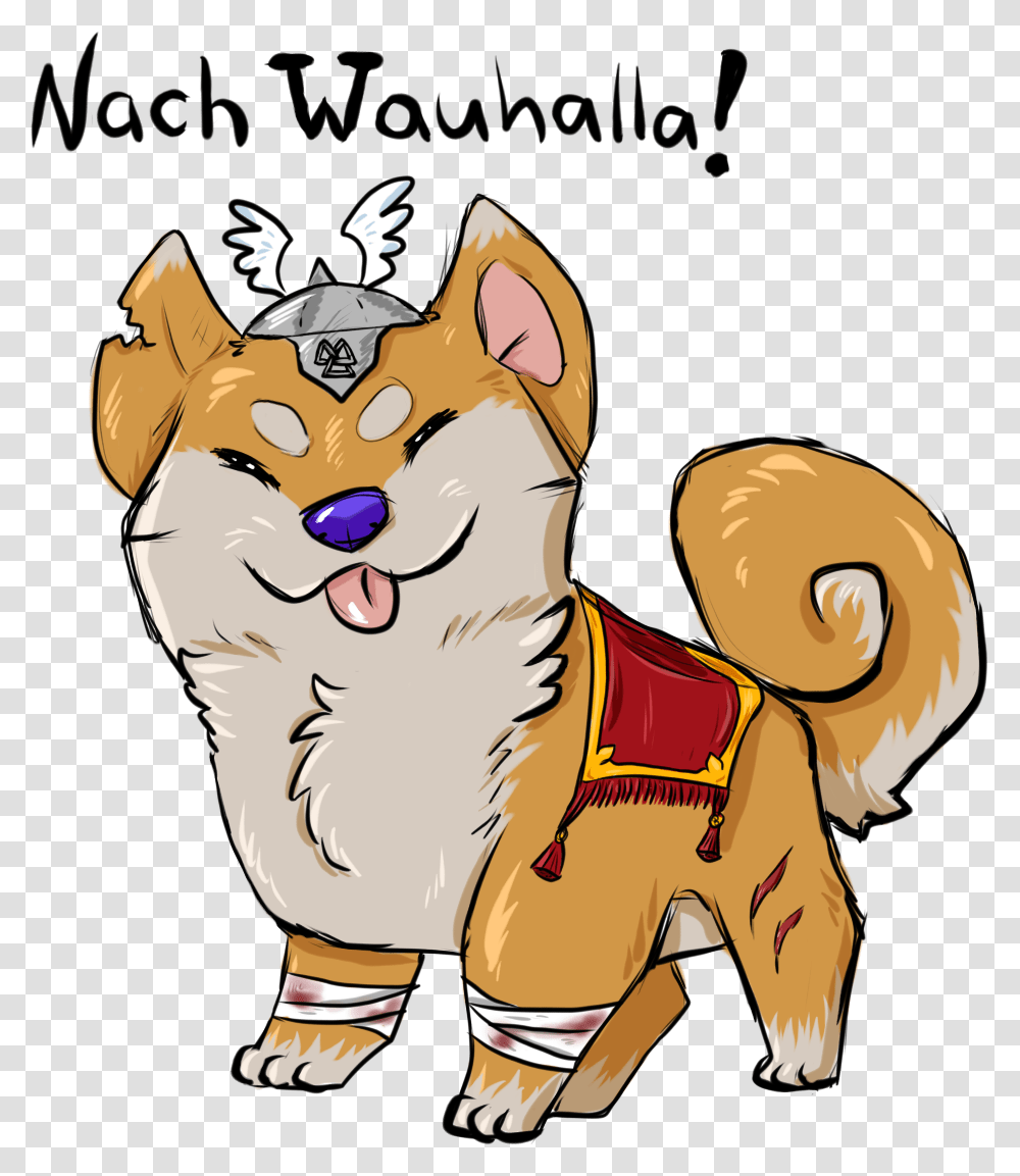 Helgi The Male Valkyrie Shiba Inu Oc Cartoon, Person, Costume, Poster Transparent Png