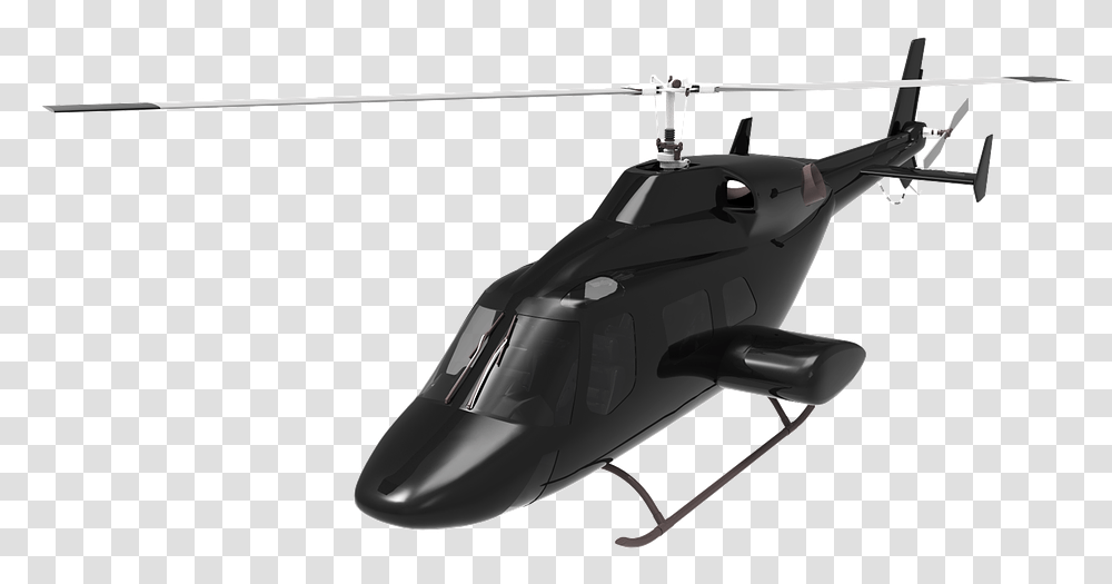 Helicopter 3d Render 3d Render Flying Fly Helicoptero Preto, Aircraft, Vehicle, Transportation, Gun Transparent Png