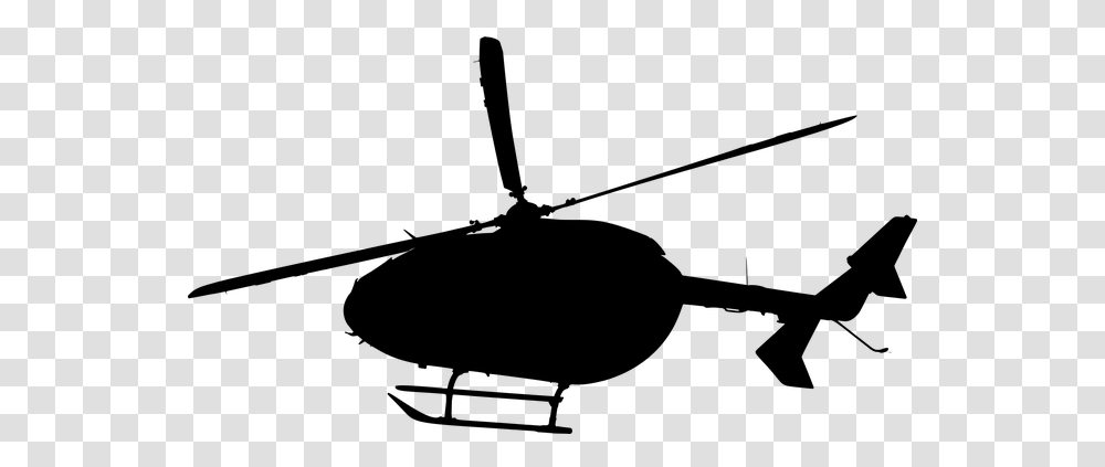 Helicopter Flying Machine Silhouette Transportation Communist Thrown From Helicopter, Gray, World Of Warcraft Transparent Png