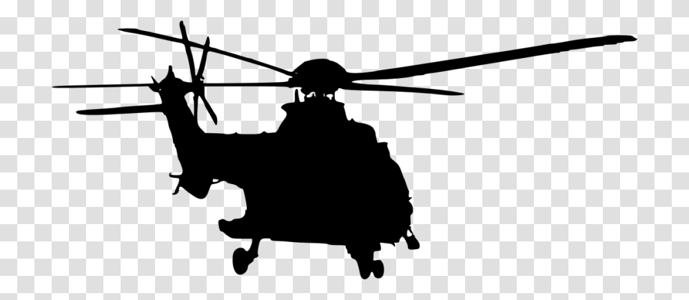 Helicopter Front View Silhouette, Aircraft, Vehicle, Transportation, Soldier Transparent Png