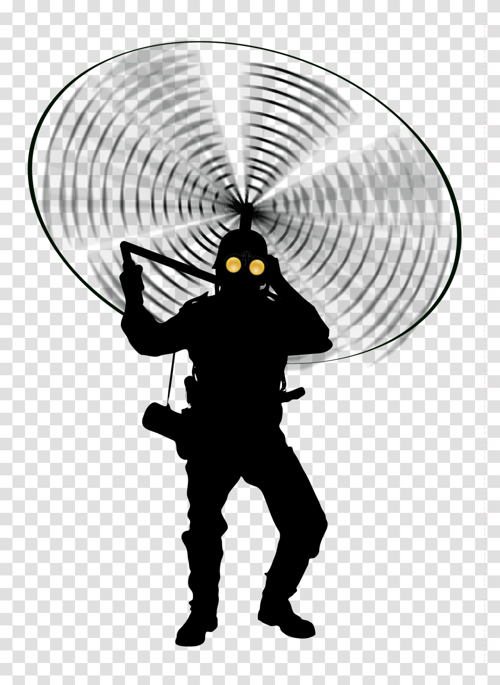 Helicopter Guy People Vector, Person, Human, Silhouette Transparent Png