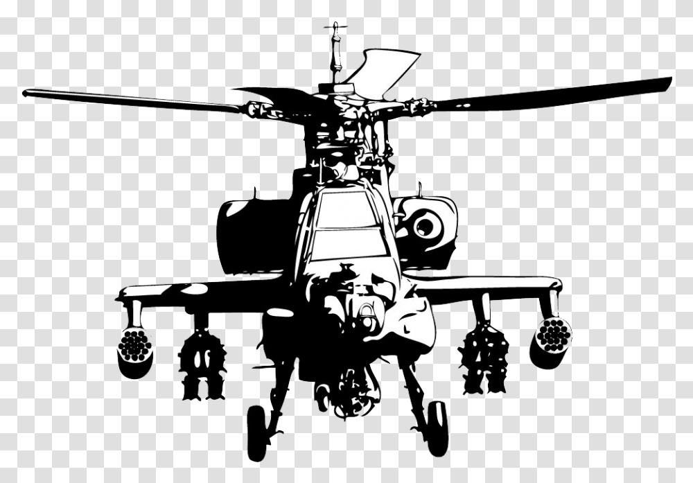Helicopter Identify As An Attack Helicopter, Transportation, Vehicle, Aircraft Transparent Png