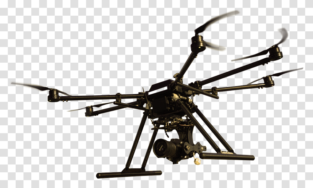 Helicopter Rotor, Machine Gun, Weapon, Weaponry, Aircraft Transparent Png