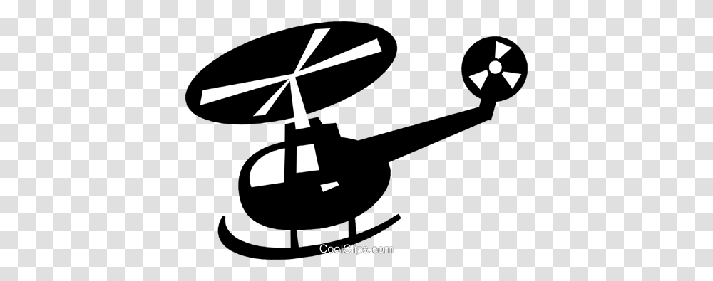 Helicopter Royalty Free Vector Clip Art Illustration, Aircraft, Vehicle, Transportation, Stencil Transparent Png