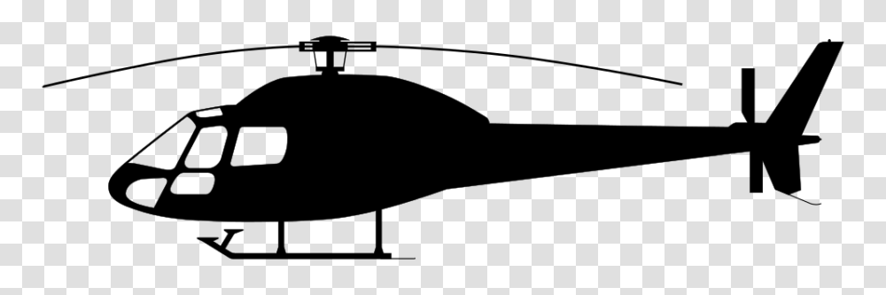 Helicopter Silhouette As, Gray, World Of Warcraft Transparent Png