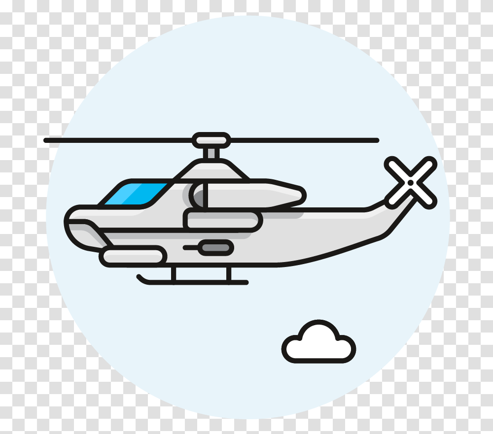 Helicopter, Vehicle, Transportation, Aircraft, Helmet Transparent Png