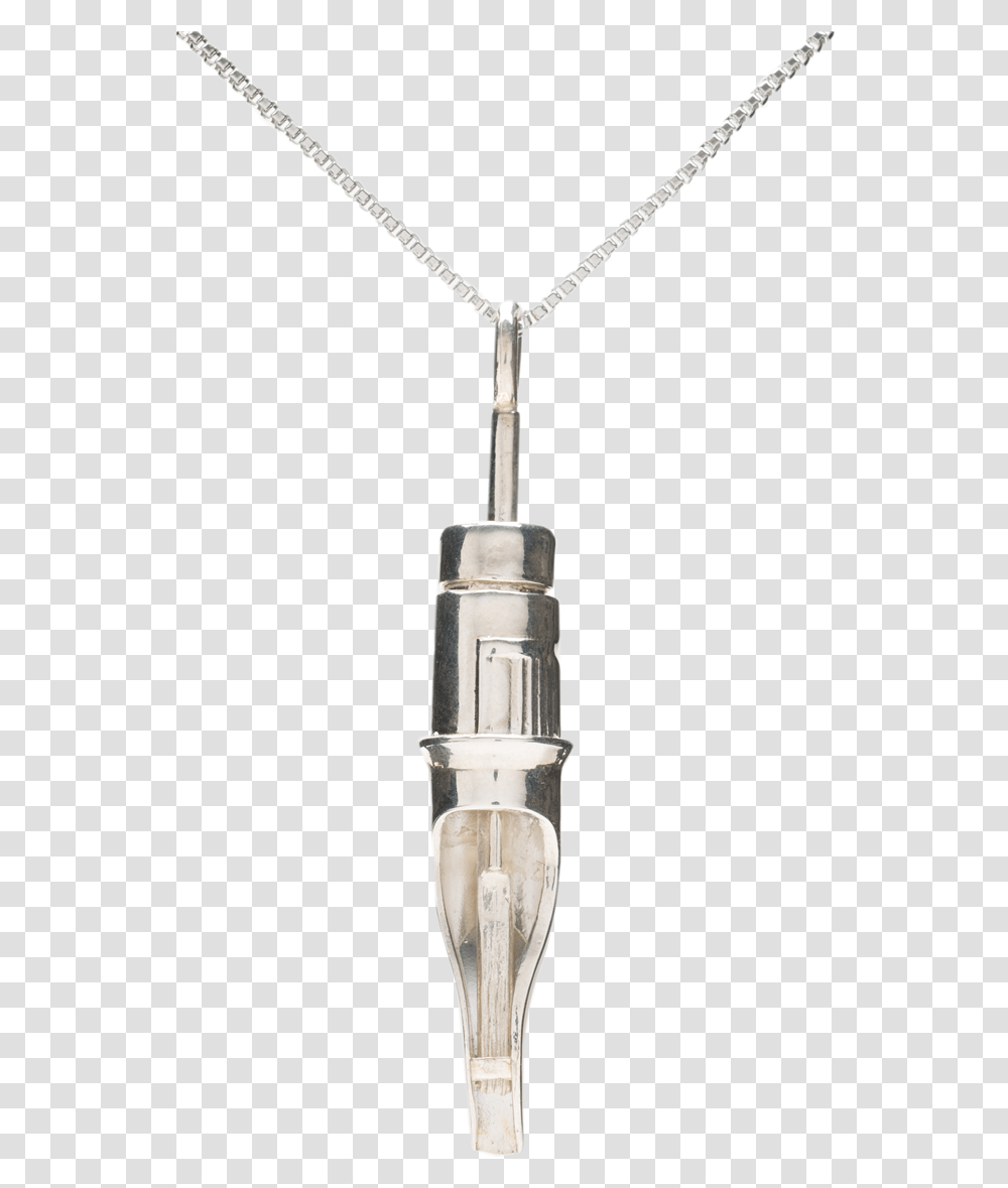 Helios Cartridge Needle Pendant Locket, Light, Crystal Transparent Png