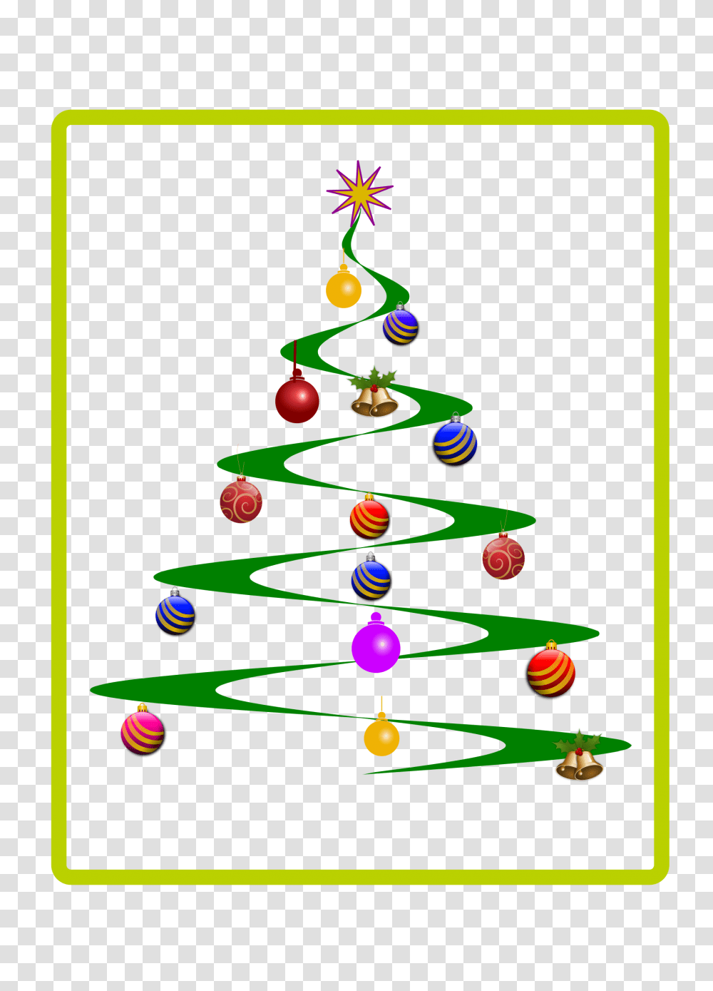 Helix Christmas Tree Vector Clipart Image, Plant, Ornament, Lighting Transparent Png