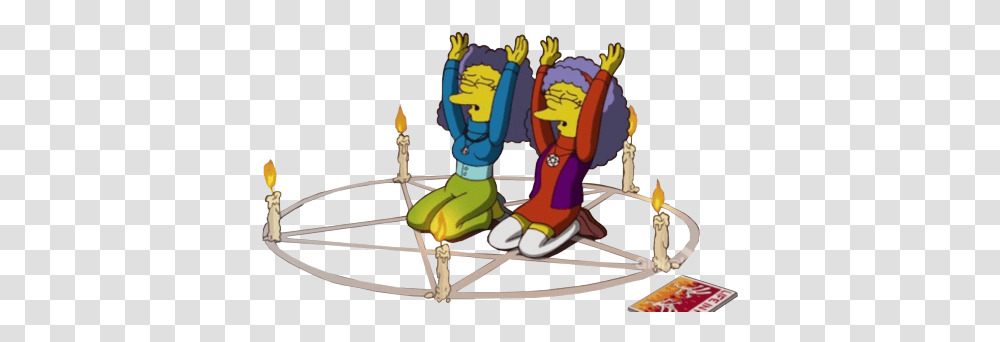 Hell Halloween The Simpsons Satanism Treehouse Of Horror, Furniture, Hand, Art, Toy Transparent Png