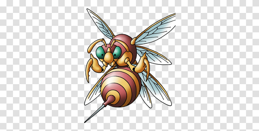 Hell Hornet Dragon Quest Wasp, Insect, Invertebrate, Animal, Bee Transparent Png
