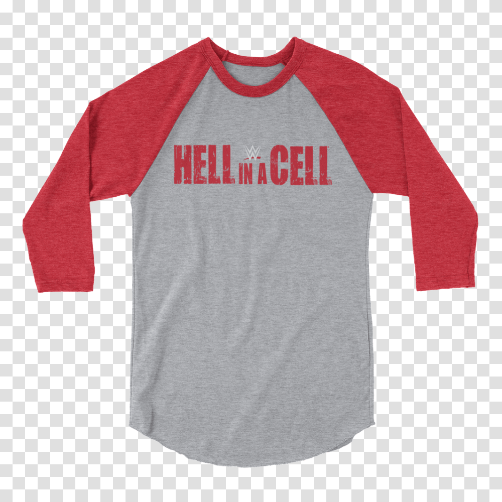 Hell In A Cell Logo Sleeve Raglan T Shirt, Apparel, Long Sleeve, T-Shirt Transparent Png