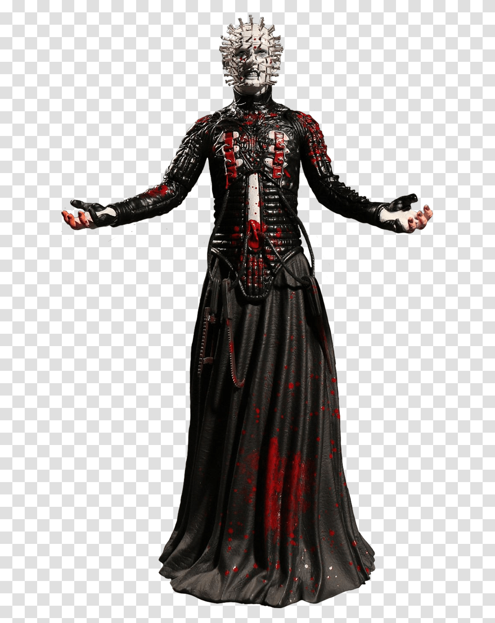 Hell On Earth Pinhead Action Figure, Person, Overcoat, Suit Transparent Png