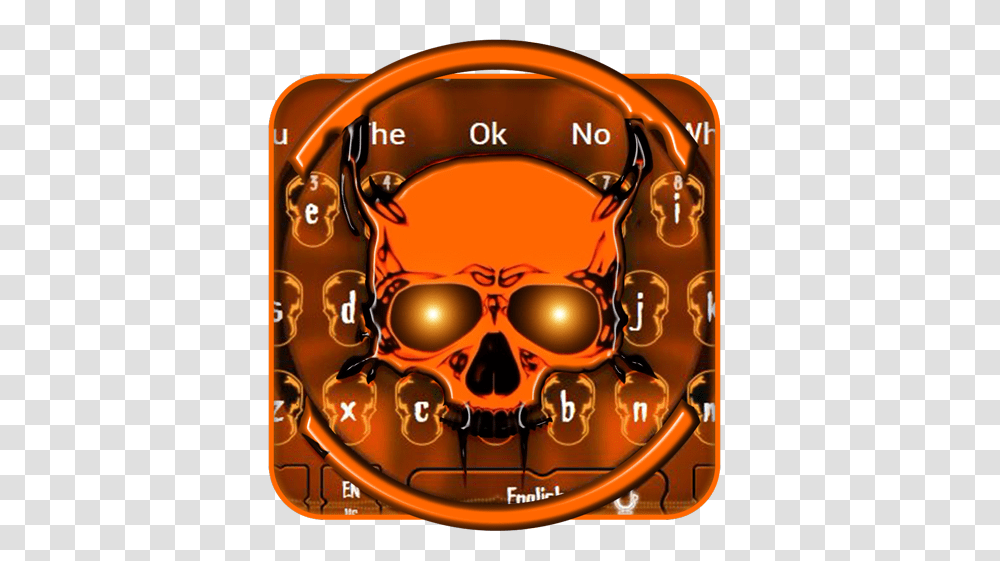 Hell Skull 3d Keyboard Aplicacions A Google Play Skull, Helmet, Clothing, Apparel Transparent Png