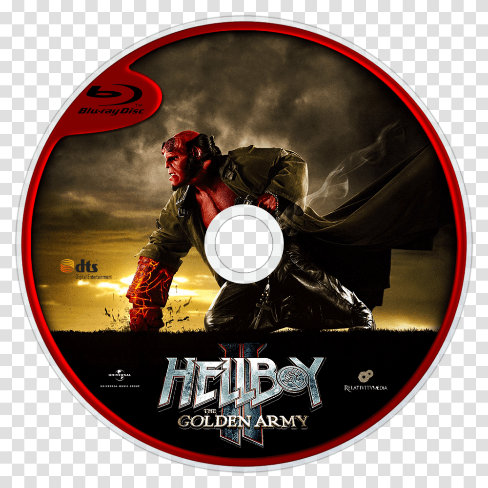 Hellboy 2 Movie Poster, Person, Human, Disk, Dvd Transparent Png