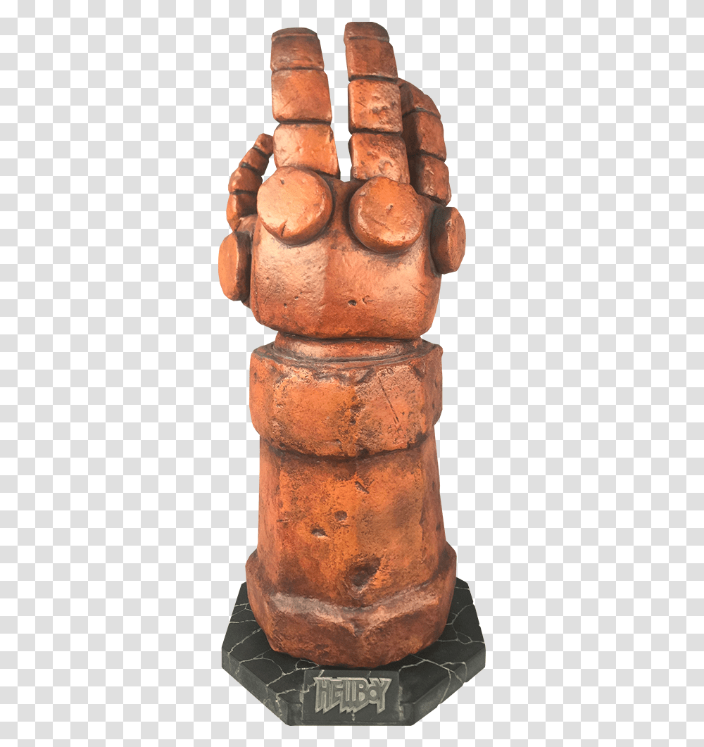 Hellboy 2019 Right Hand Of Doom, Head, Figurine, Bronze, Fire Hydrant Transparent Png