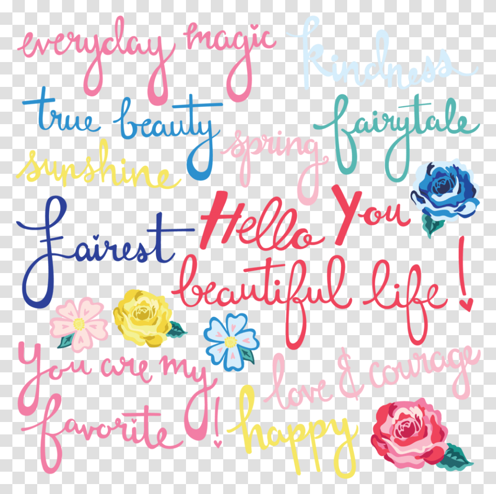Hello Beautiful Digital Collection, Handwriting, Greeting Card, Mail Transparent Png