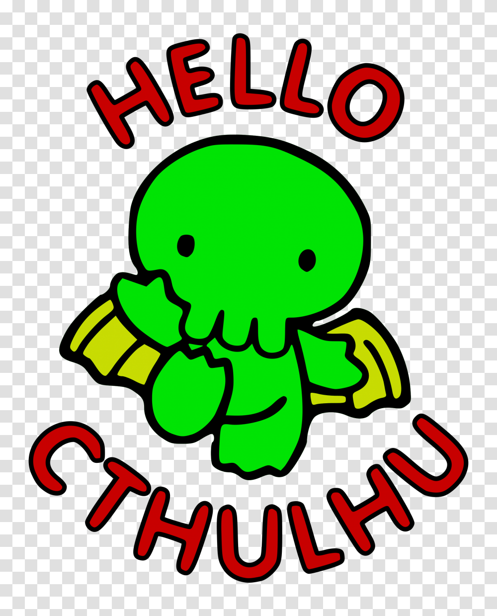 Hello Cthulhu Icons, Poster, Advertisement Transparent Png
