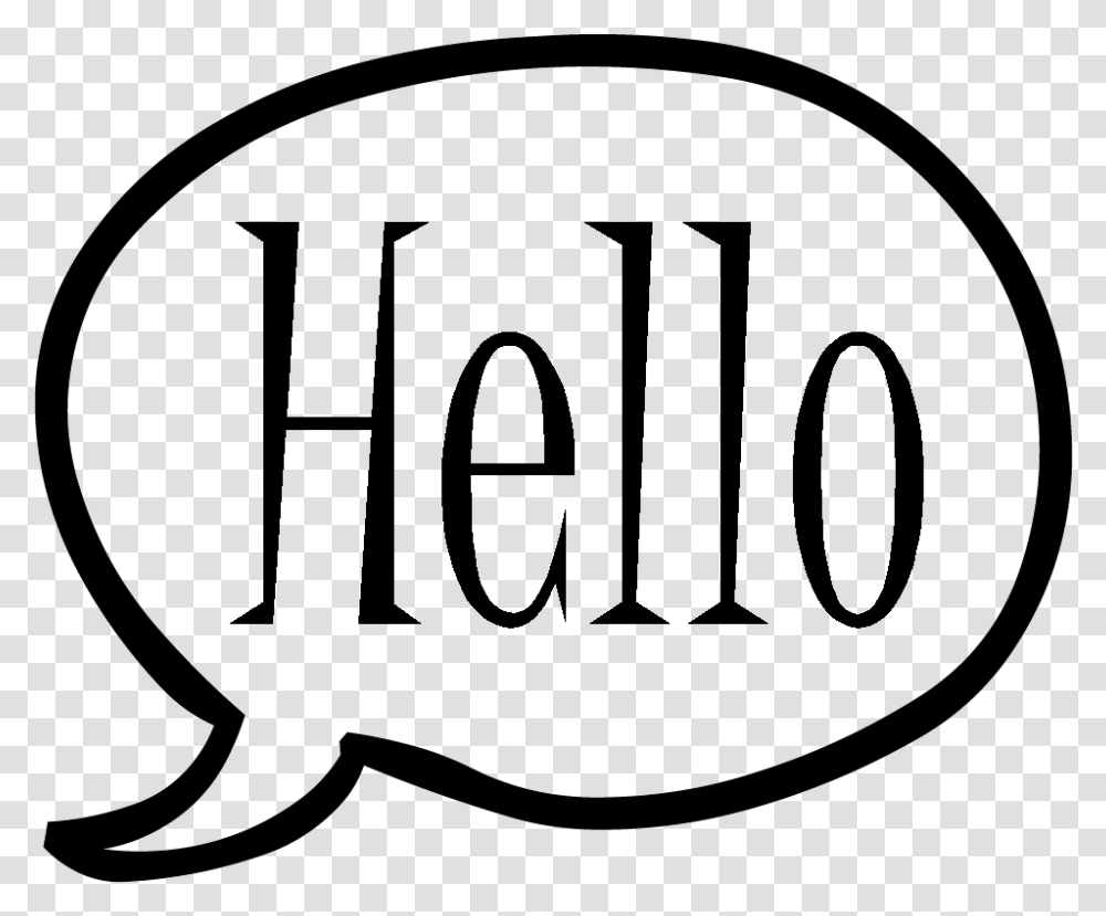 Hello Free Download Hello, Oval Transparent Png