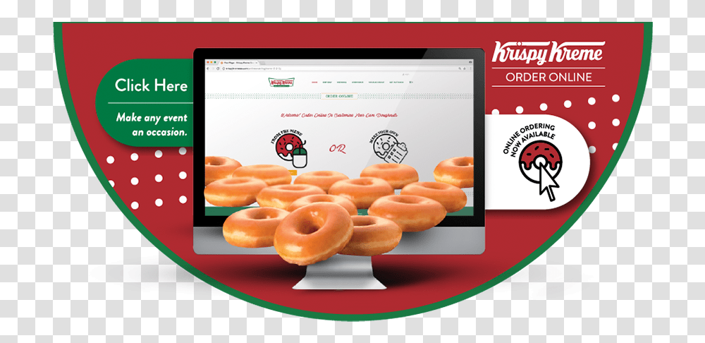 Hello From Krispy Kreme Sa, Bread, Food, Bagel, Computer Transparent Png
