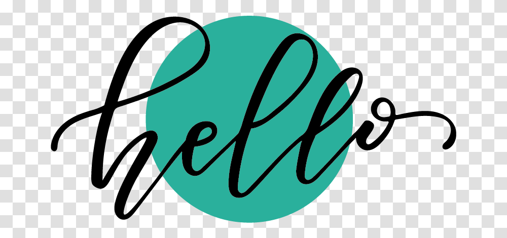 Hello Hand Lettering, Label, Word, Handwriting Transparent Png