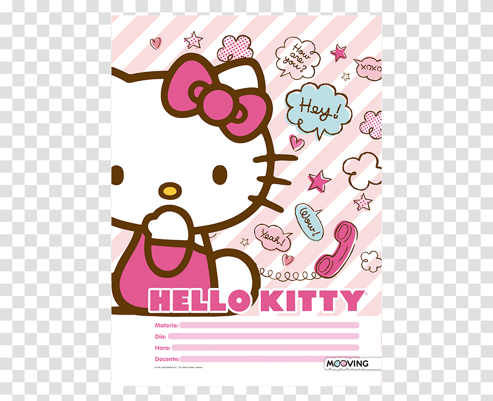 Hello Kitty 40 Birthday, Label, Poster, Doodle Transparent Png