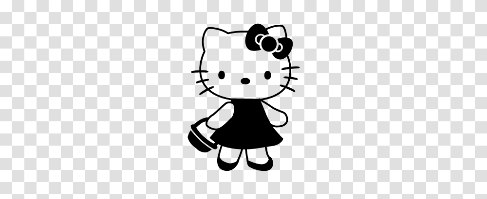 Hello Kitty Basket Ford Fiesta Decal, Gray, World Of Warcraft Transparent Png