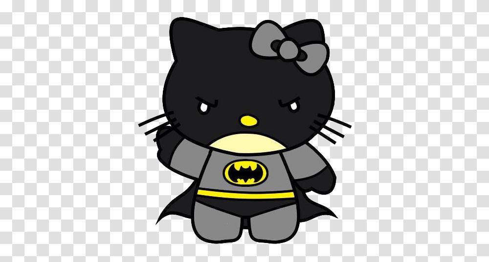 Hello Kitty Batman Cute, Helmet, Apparel, Label Transparent Png