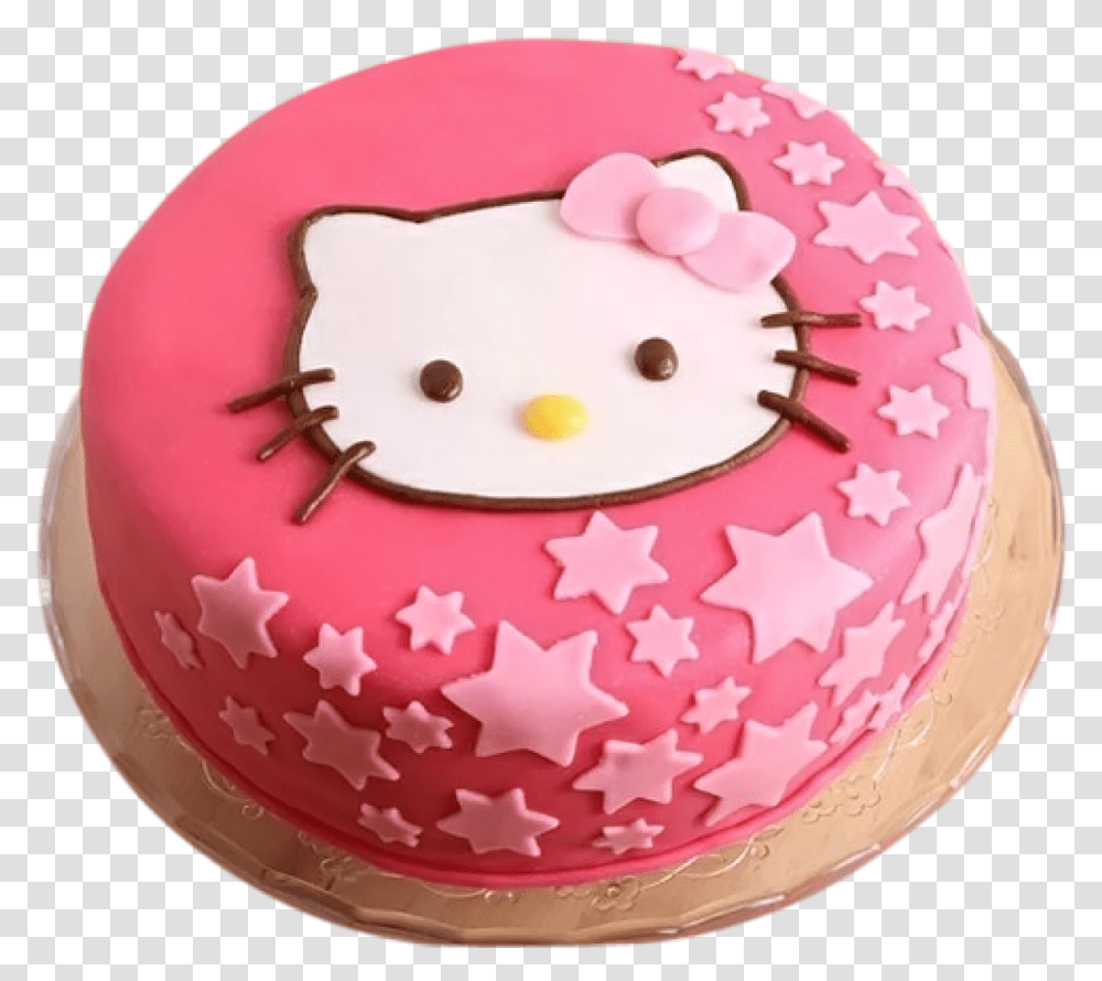 Hello Kitty Birthday Hello Kitty Cake, Birthday Cake, Dessert, Food, Donut Transparent Png