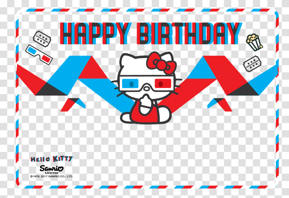Hello Kitty Birthday Hello Kitty, Envelope, Mail, Airmail, Paper Transparent Png