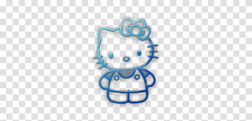 Hello Kitty Blue Hello Kitty, Label Transparent Png