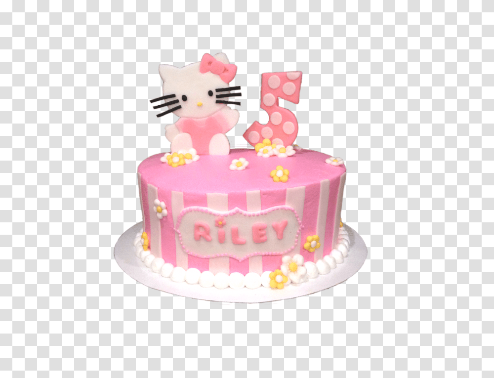 Hello Kitty Cake Baby Shark Birthday Cake, Dessert, Food, Wedding Cake Transparent Png