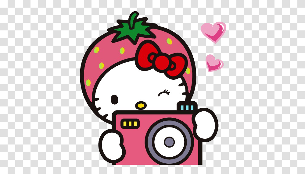 Hello Kitty, Camera, Electronics, Digital Camera, Label Transparent Png