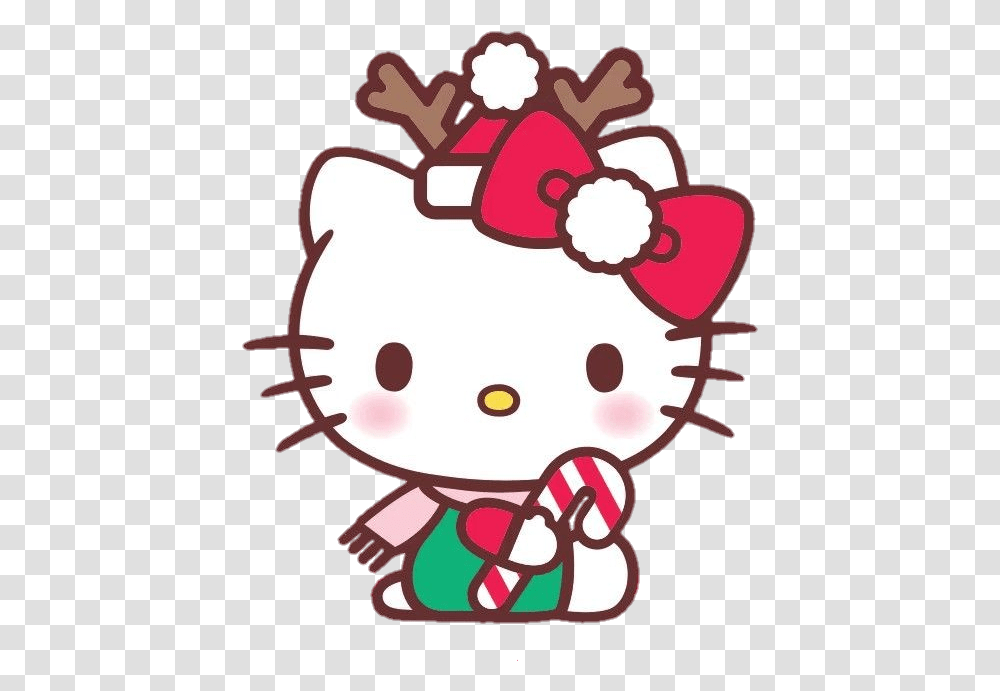 Hello Kitty Christmas Clip Art Download Full Size Cat Painting Easy For Kids, Elf, Graphics, Rattle, Sack Transparent Png
