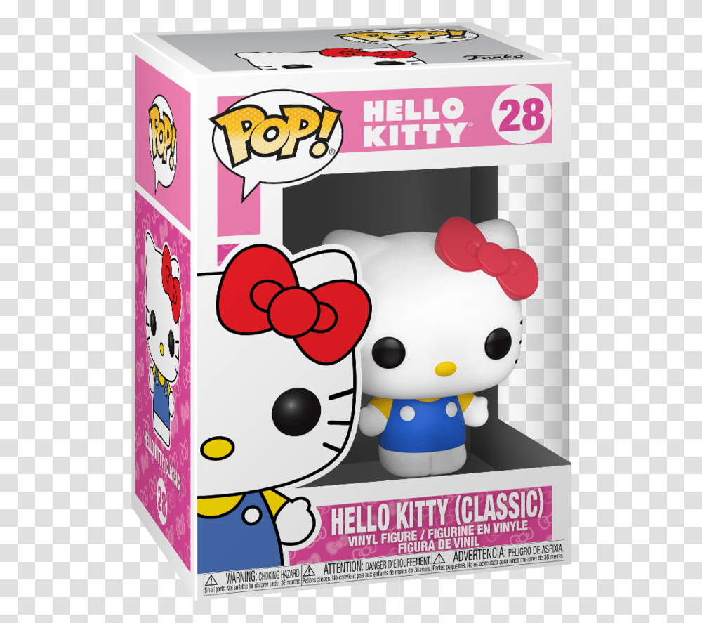 Hello Kitty Classic Funko Pop, Label, Toy, Advertisement Transparent Png