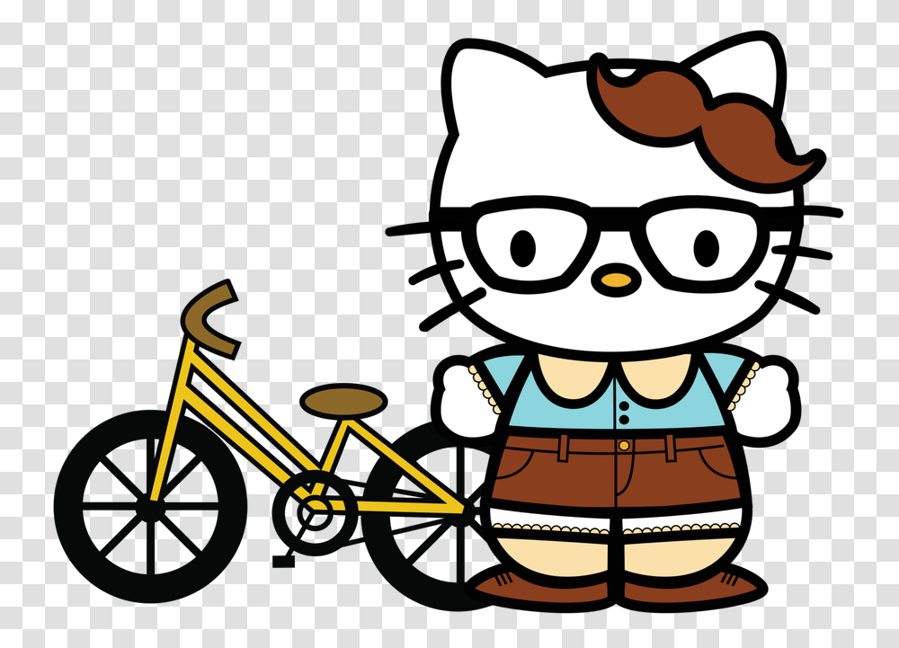 Hello Kitty Clip Art, Wheel, Machine, Vehicle, Transportation Transparent Png