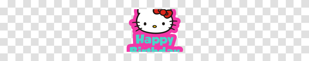 Hello Kitty Clipart Birthday Hello Kitty Birthday Balloons Clipart, Label, Book, Alphabet Transparent Png
