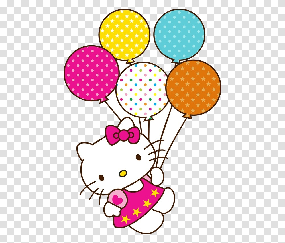 Hello Kitty Clipart Ideas On Birthday Hello Kitty Texture Polka Dot Transparent Png Pngset Com