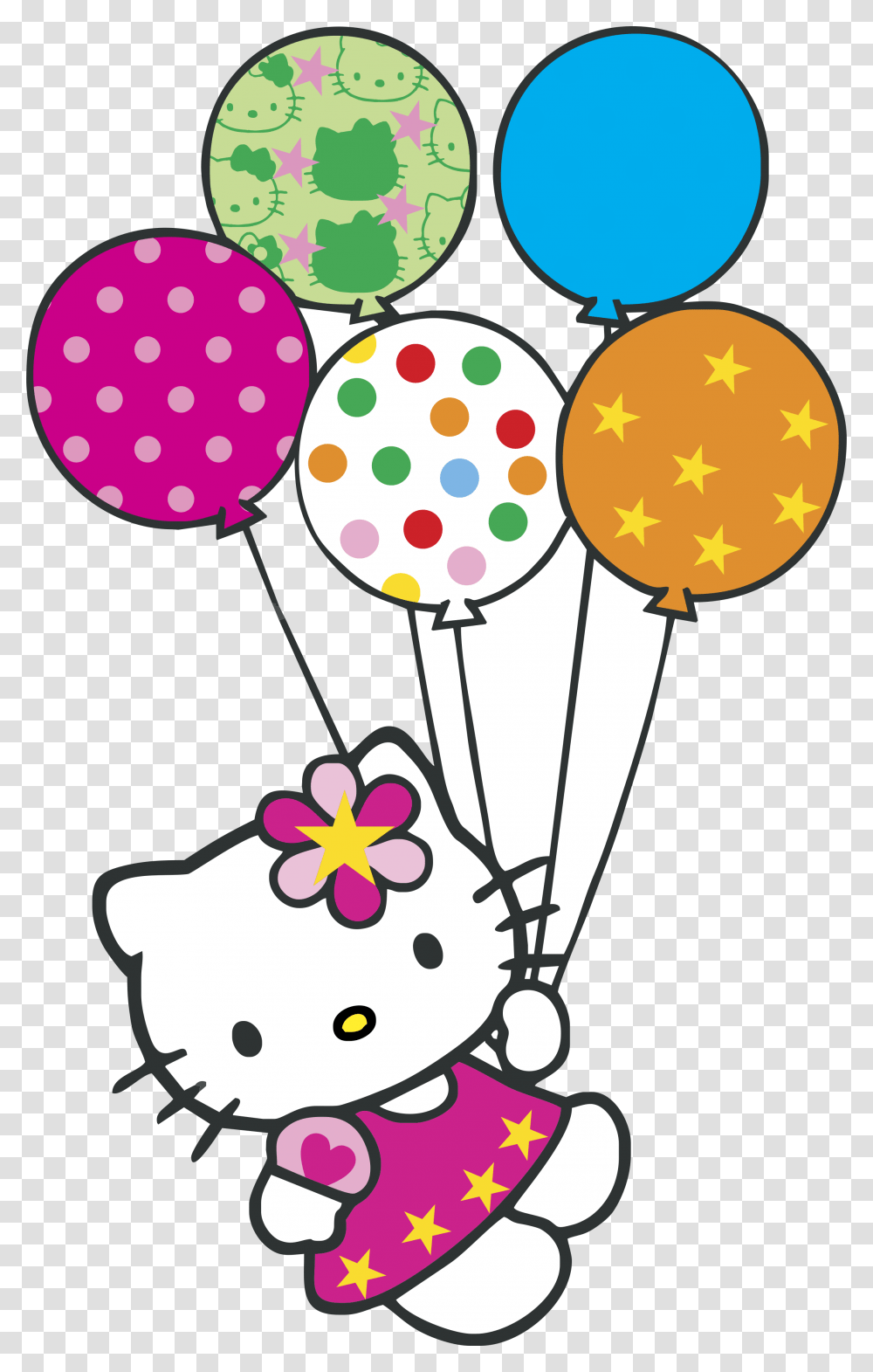 Hello Kitty Con Globitos Logo Vector, Texture, Food, Sweets, Confectionery Transparent Png