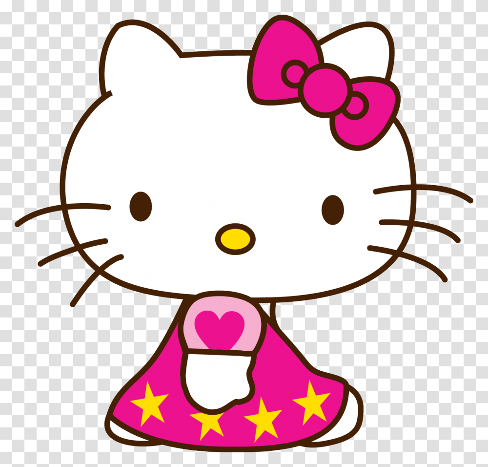 Hello Kitty Face Clipart Download Hello Kitty Face, Cream, Dessert, Food, Creme Transparent Png