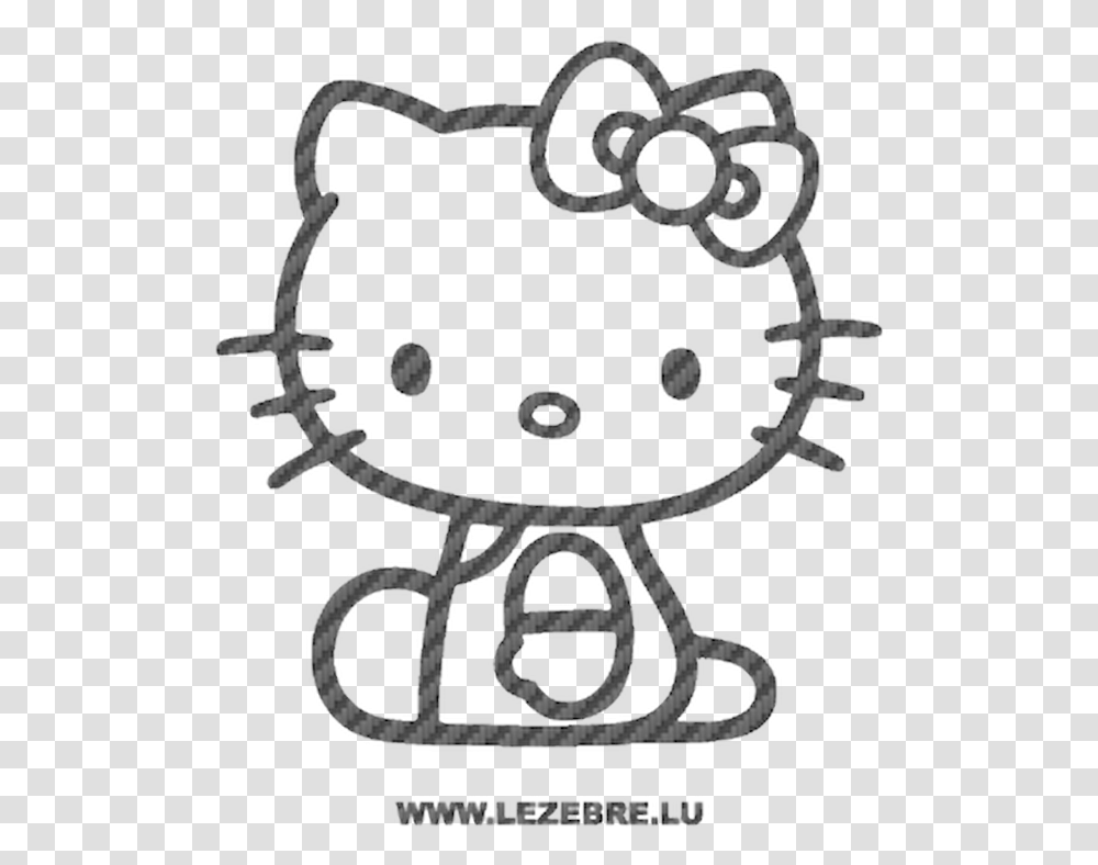 Hello Kitty Face, Stencil, Apparel, Cushion Transparent Png