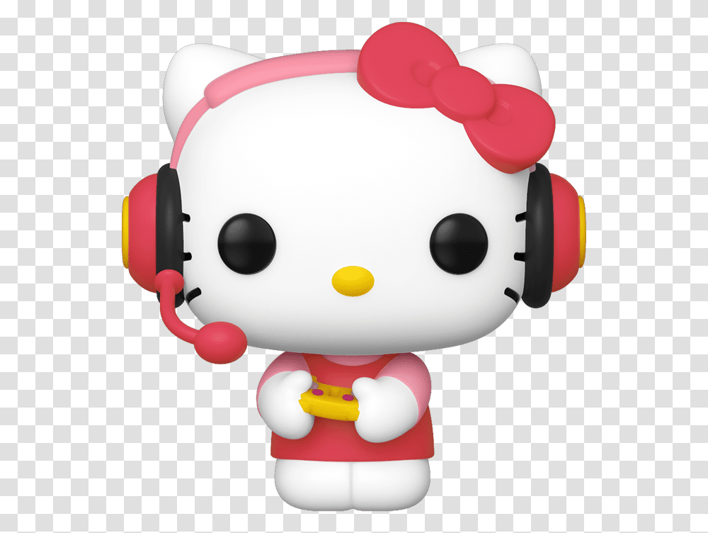 Hello Kitty Gamer Funko Pop, Toy, Plush, Robot, Figurine Transparent Png