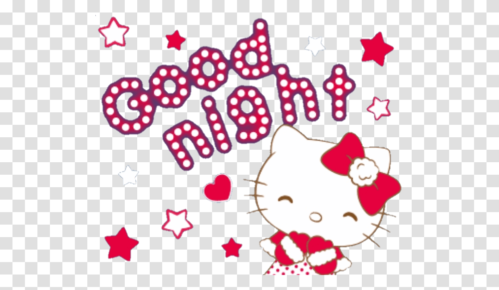 Hello Kitty Good Night, Number, Alphabet Transparent Png