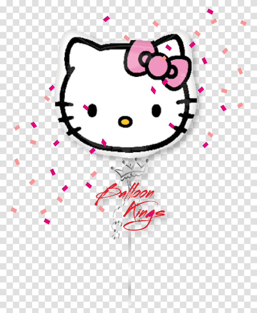 Hello Kitty Head Hello Kitty With A Flower Paper Confetti Art Graphics Transparent Png Pngset Com