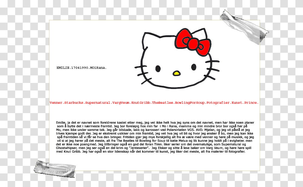 Hello Kitty Hello Kitty Image By, Poster, Advertisement Transparent Png