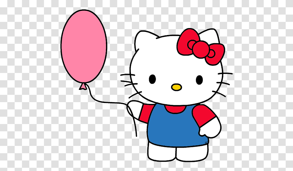 Hello Kitty Holding Balloon, Scissors, Blade, Weapon, Weaponry Transparent Png
