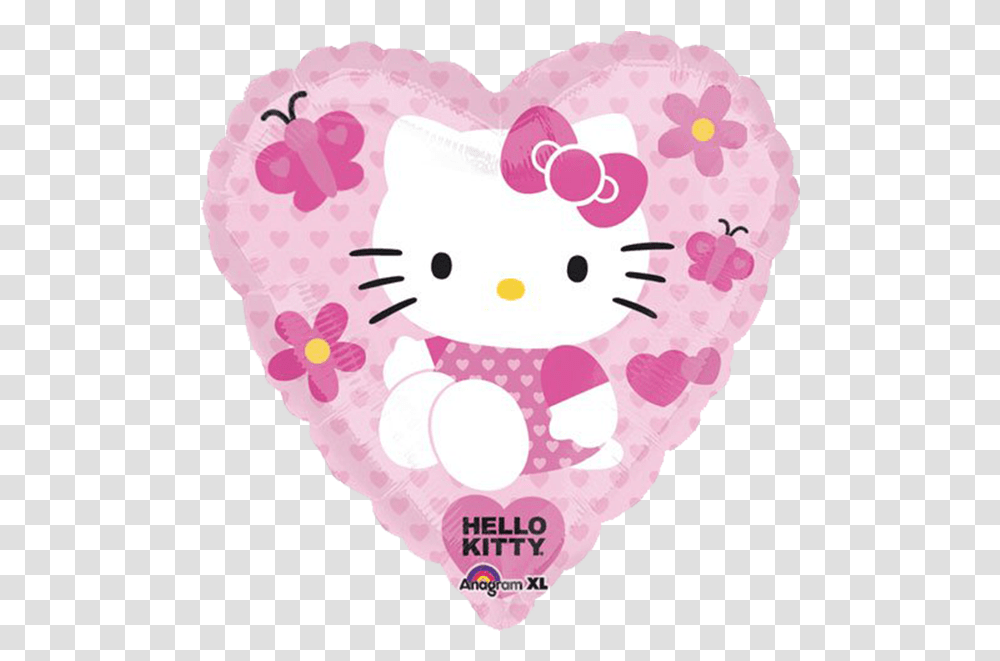 Hello Kitty Jumbo Balloon Hello Kitty Birthday, Birthday Cake, Food, Text, Snowman Transparent Png