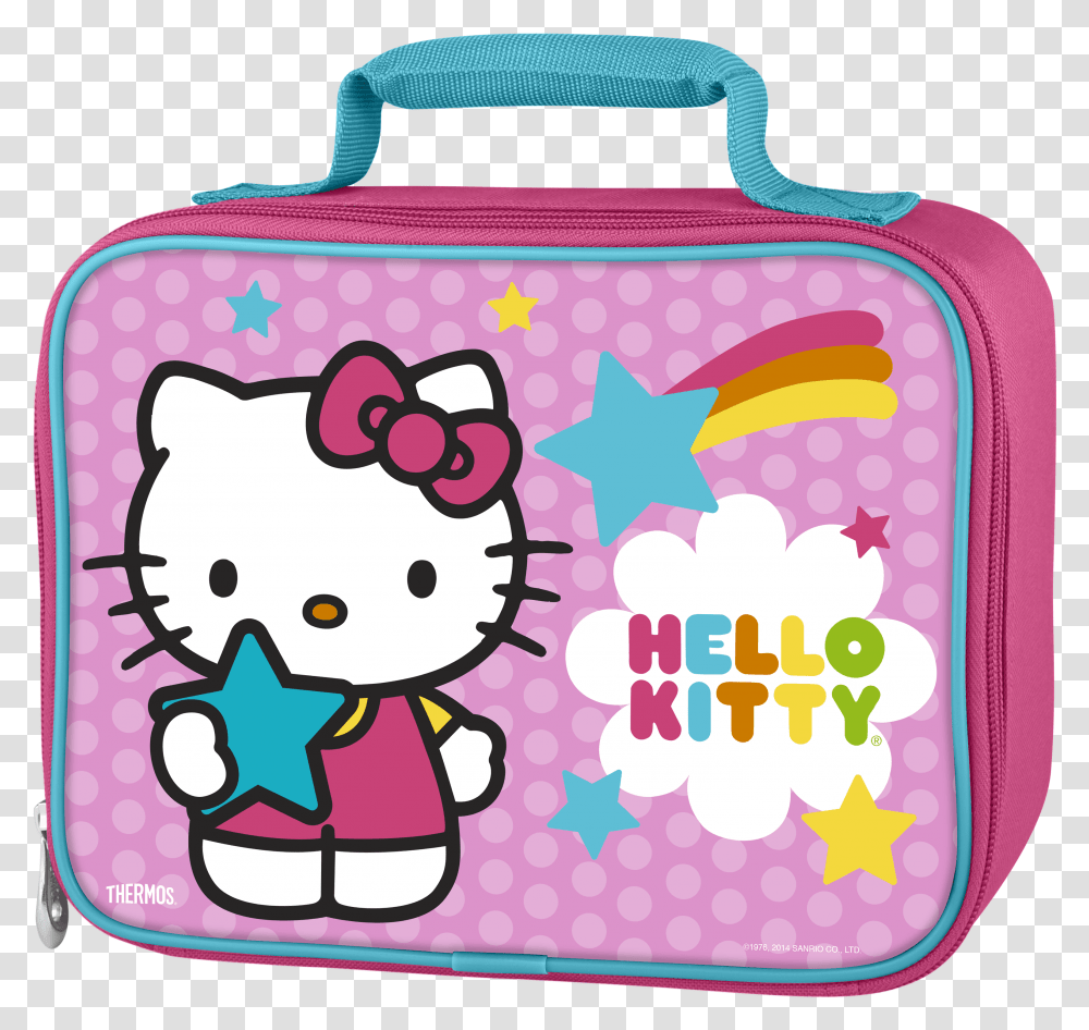 Hello Kitty Lunch Box Image Hello Kitty, Bag, Luggage, Pencil Box, Backpack Transparent Png