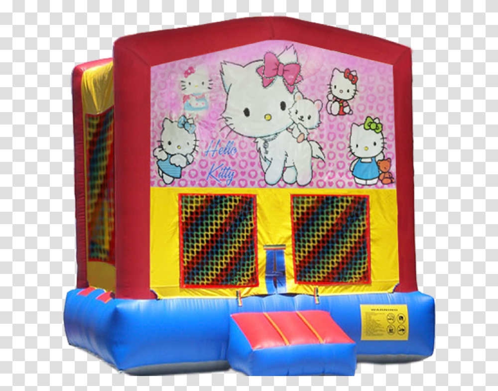 Hello Kitty Modular Bounce House Transformers Bounce House, Inflatable, Purse, Handbag, Accessories Transparent Png