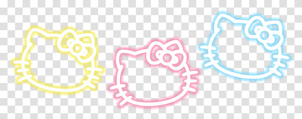Hello Kitty Neon, Purple, Accessories, Accessory, Heart Transparent Png